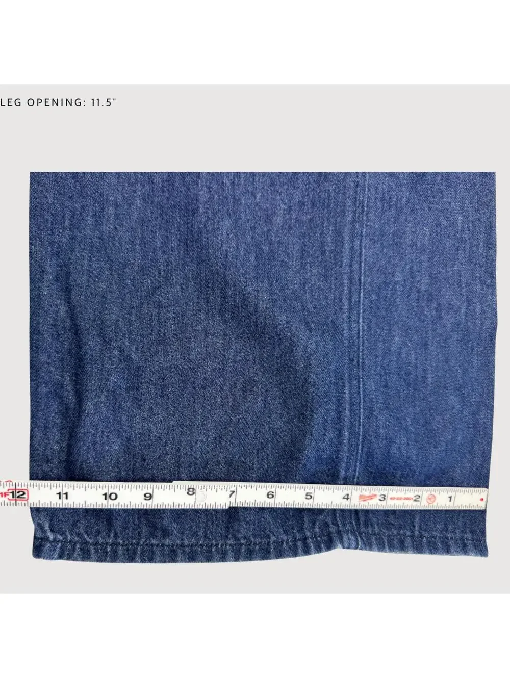 COS Chambray Wide Leg Trouser Jeans Lyocell Denim Size 8 - Picture 9 of 9